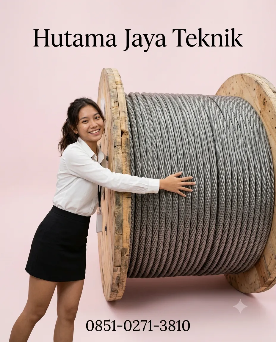 Kawat Seling | Wire Rope | Full Baja | IWRC | 12 mm | Trexton | Tulungagung