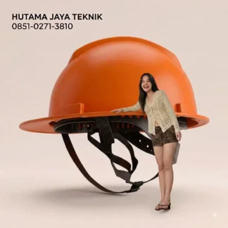 Helm Keselamatan Safety Proyek Oranye Tulungagung