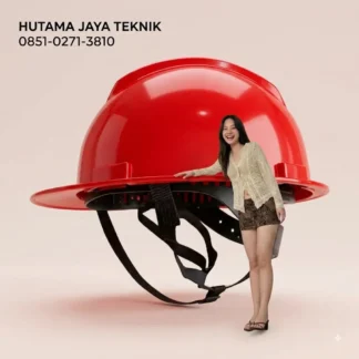 Helm Keselamatan Safety Proyek Merah Tulungagung