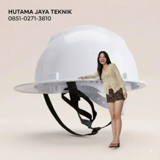 Helm Keselamatan Safety Proyek Putih Tulungagung